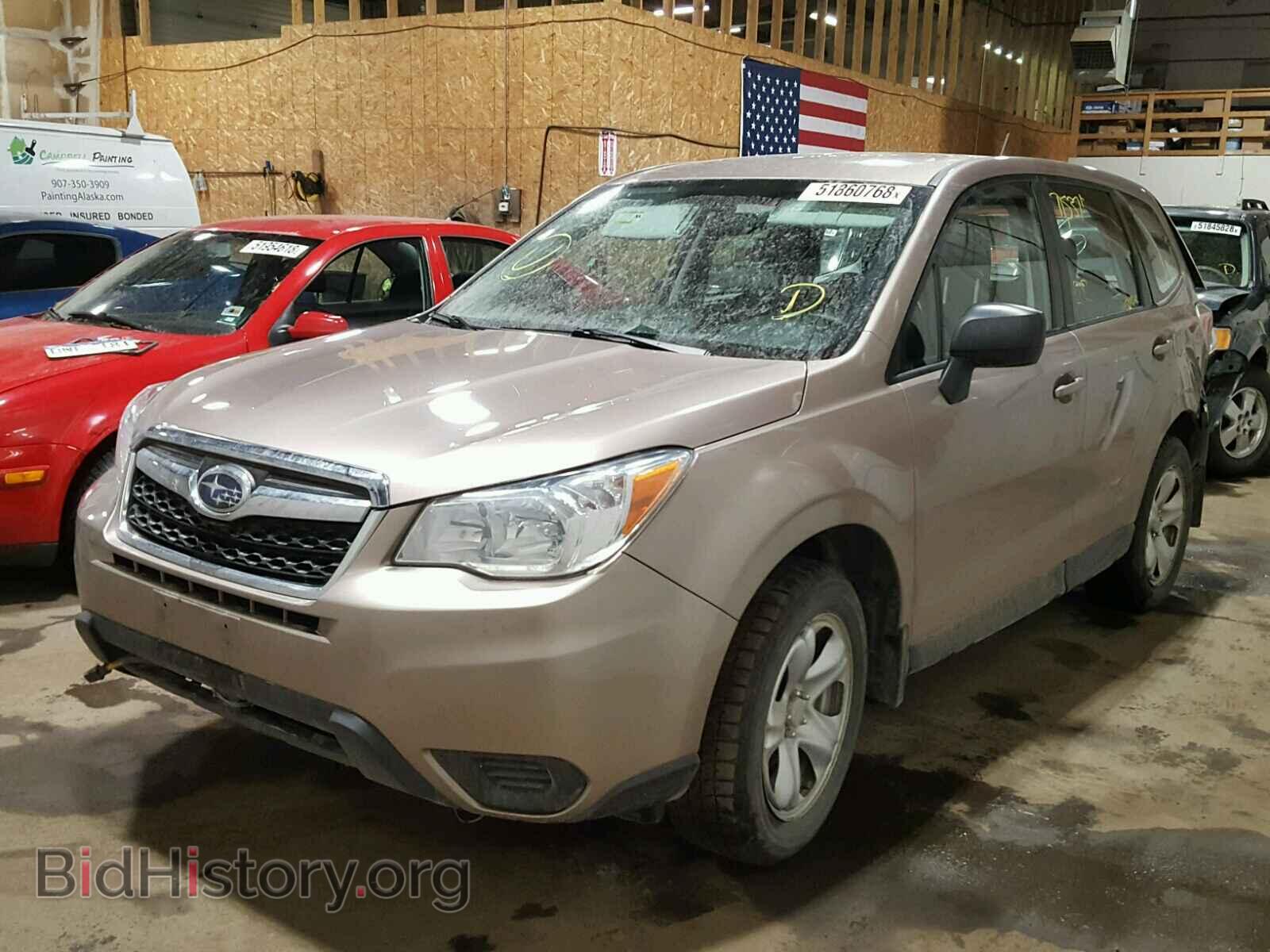 2014 SUBARU FORESTER - VIN: JF2SJAAC6EG475205 - Фото 2