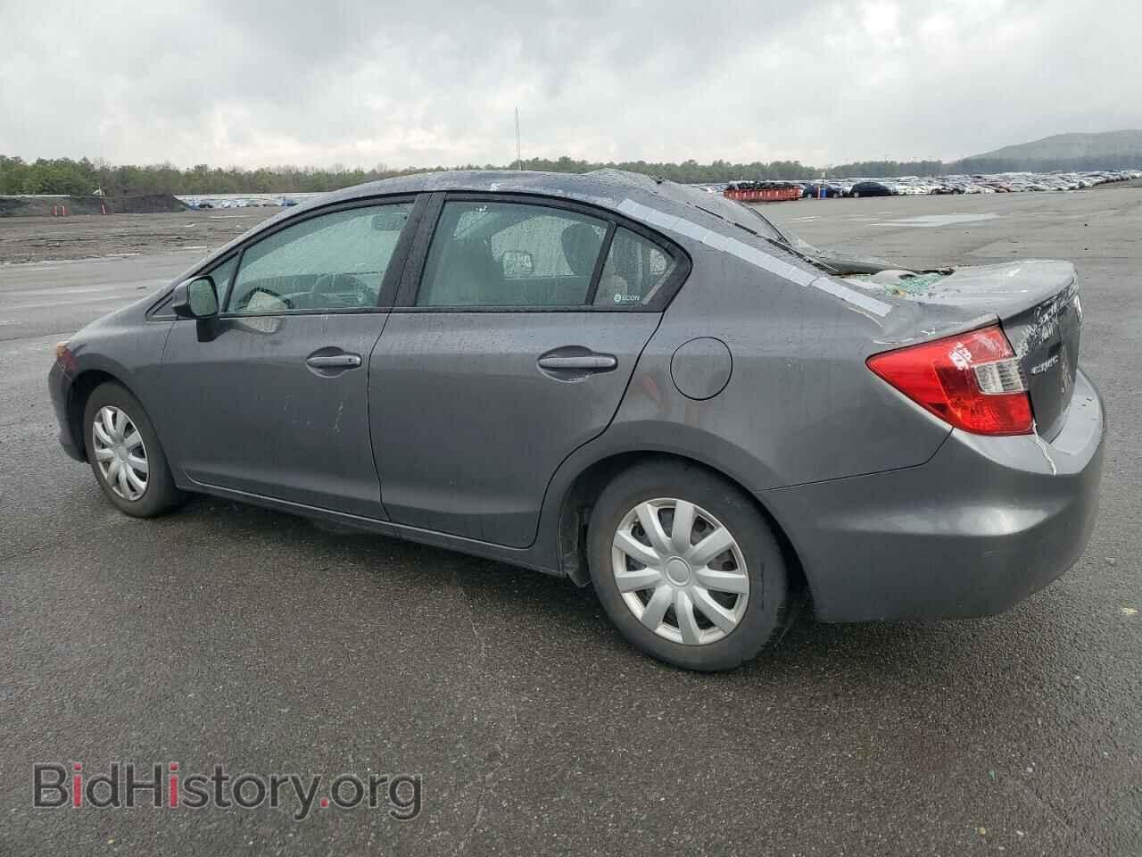 2012 HONDA CIVIC - VIN: 2HGFB2F52CH596054 - Фото 2