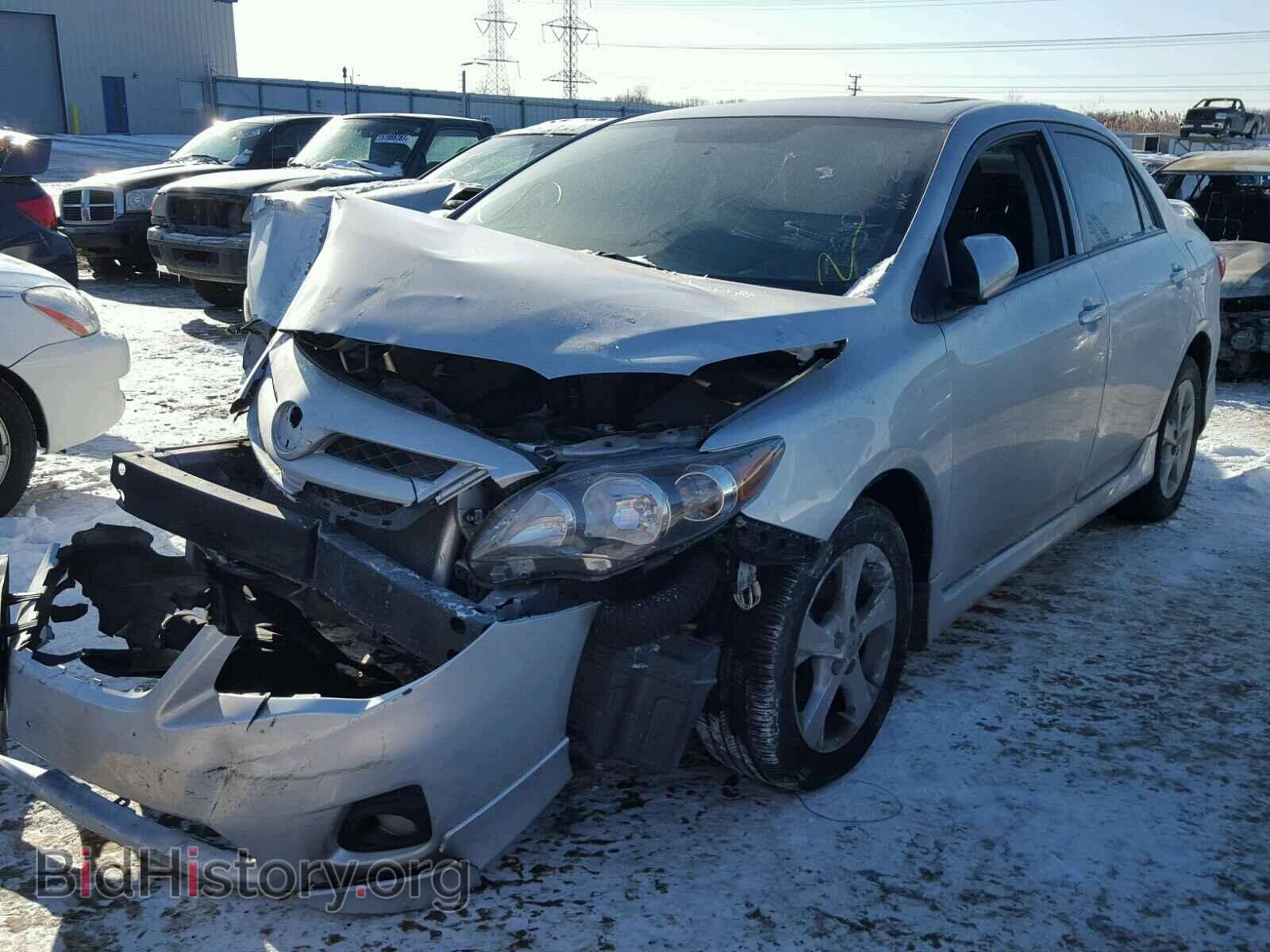 2012 TOYOTA COROLLA BA - VIN: 2T1BU4EE3CC764850 - Фото 2