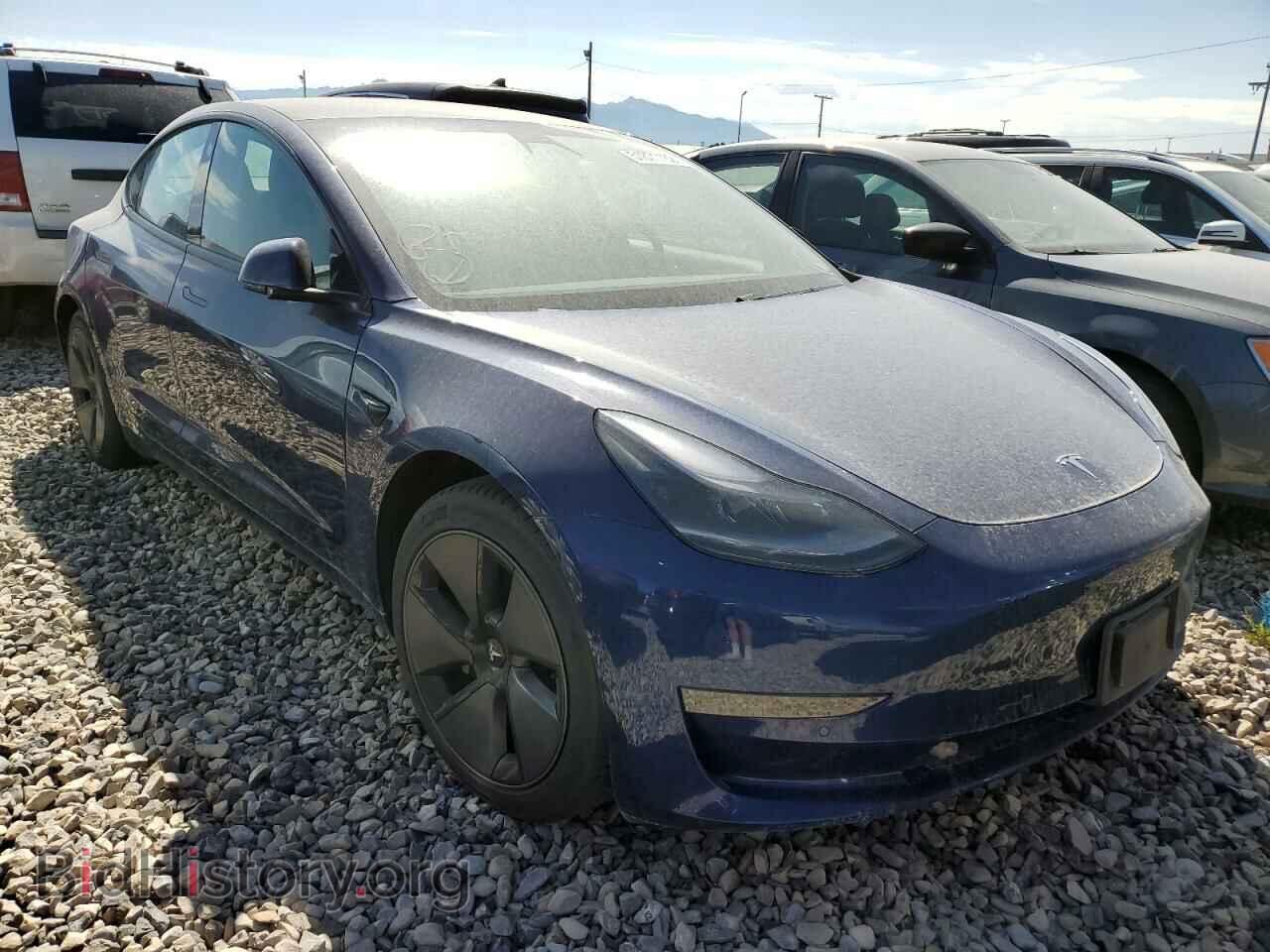 Photo 5YJ3E1EA3MF017372 - TESLA MODEL 3 2021