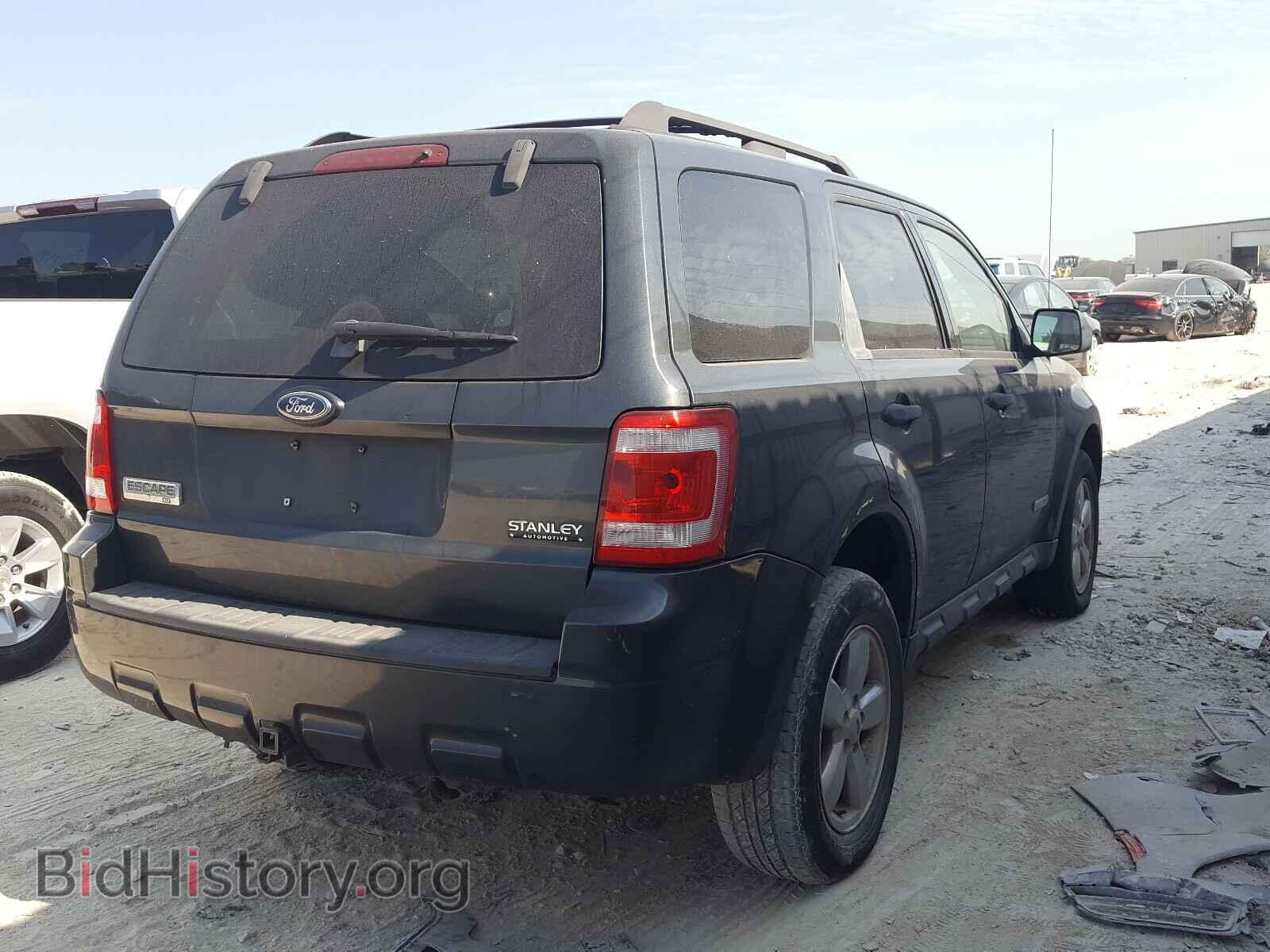 2008 FORD ESCAPE - VIN: 1FMCU03148KD84219 - Фото 4
