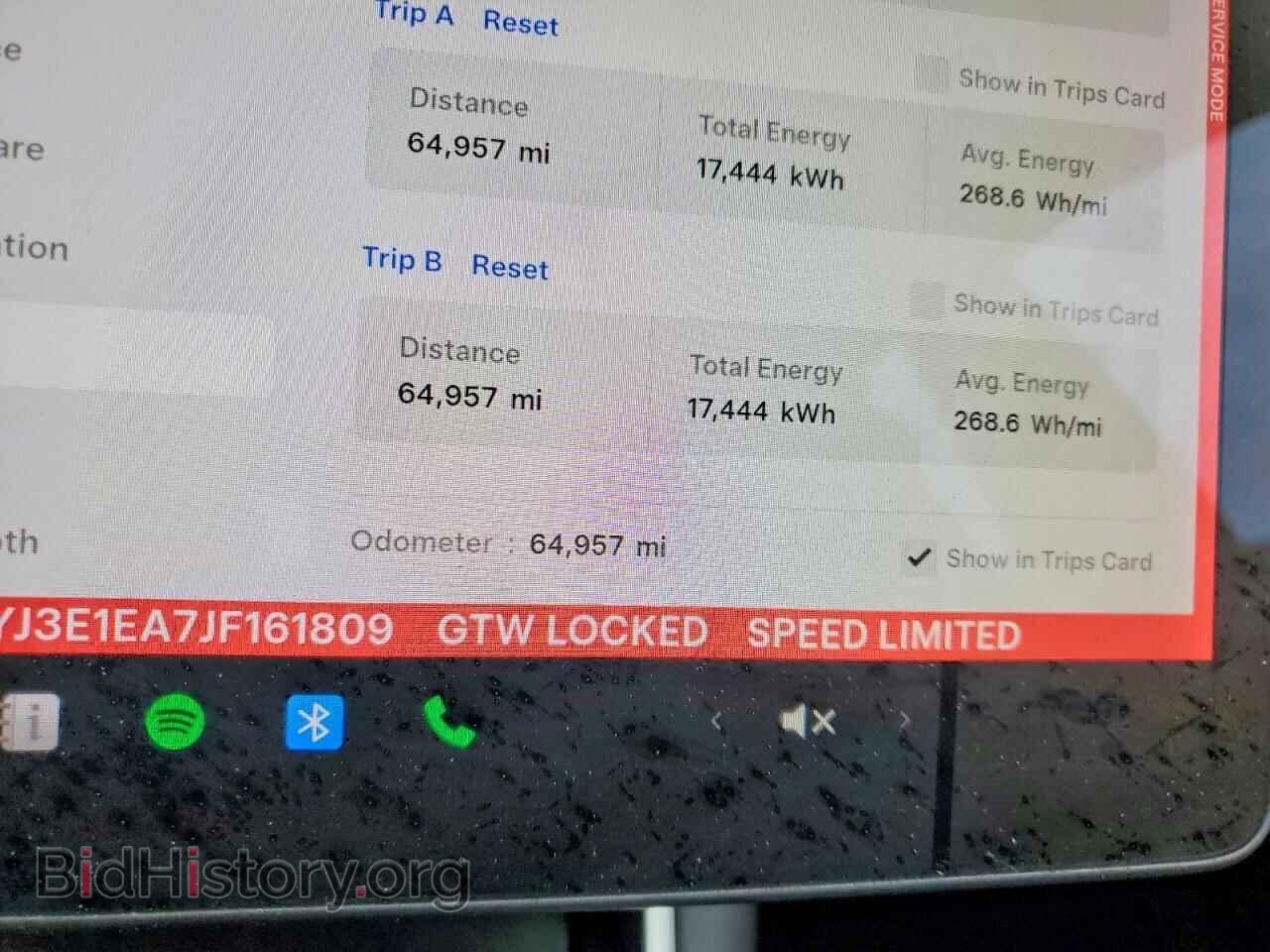 2018 TESLA MODEL 3 - VIN: 5YJ3E1EA7JF161809 - Фото 9