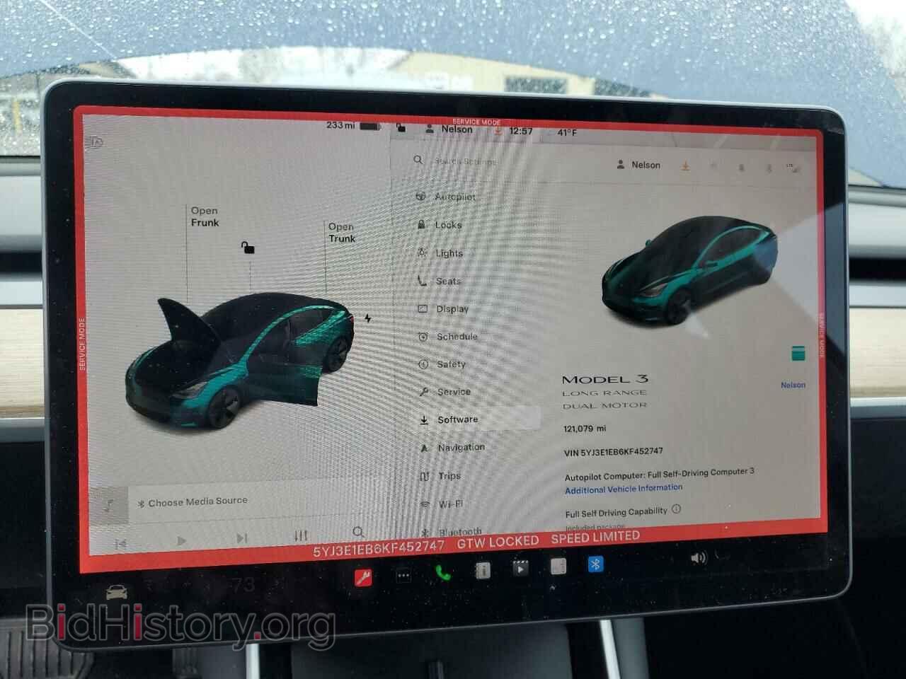 2019 TESLA MODEL 3 - VIN: 5YJ3E1EB6KF452747 - Фото 9