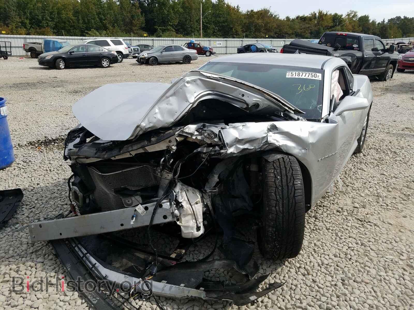2014 CHEVROLET CAMARO - VIN: 2G1FA1E38E9197165 - Фото 2