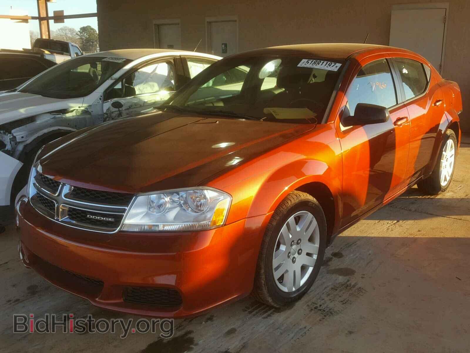 2012 DODGE AVENGER - VIN: 1C3CDZABXCN190455 - Фото 2