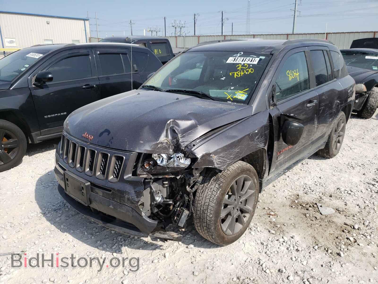 2016 JEEP COMPASS - VIN: 1C4NJCBBXGD703420 - Фото 2