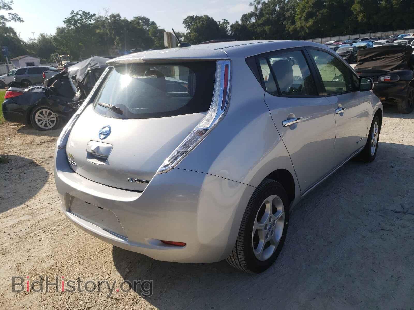 2012 NISSAN LEAF - VIN: JN1AZ0CP6CT020701 - Фото 4