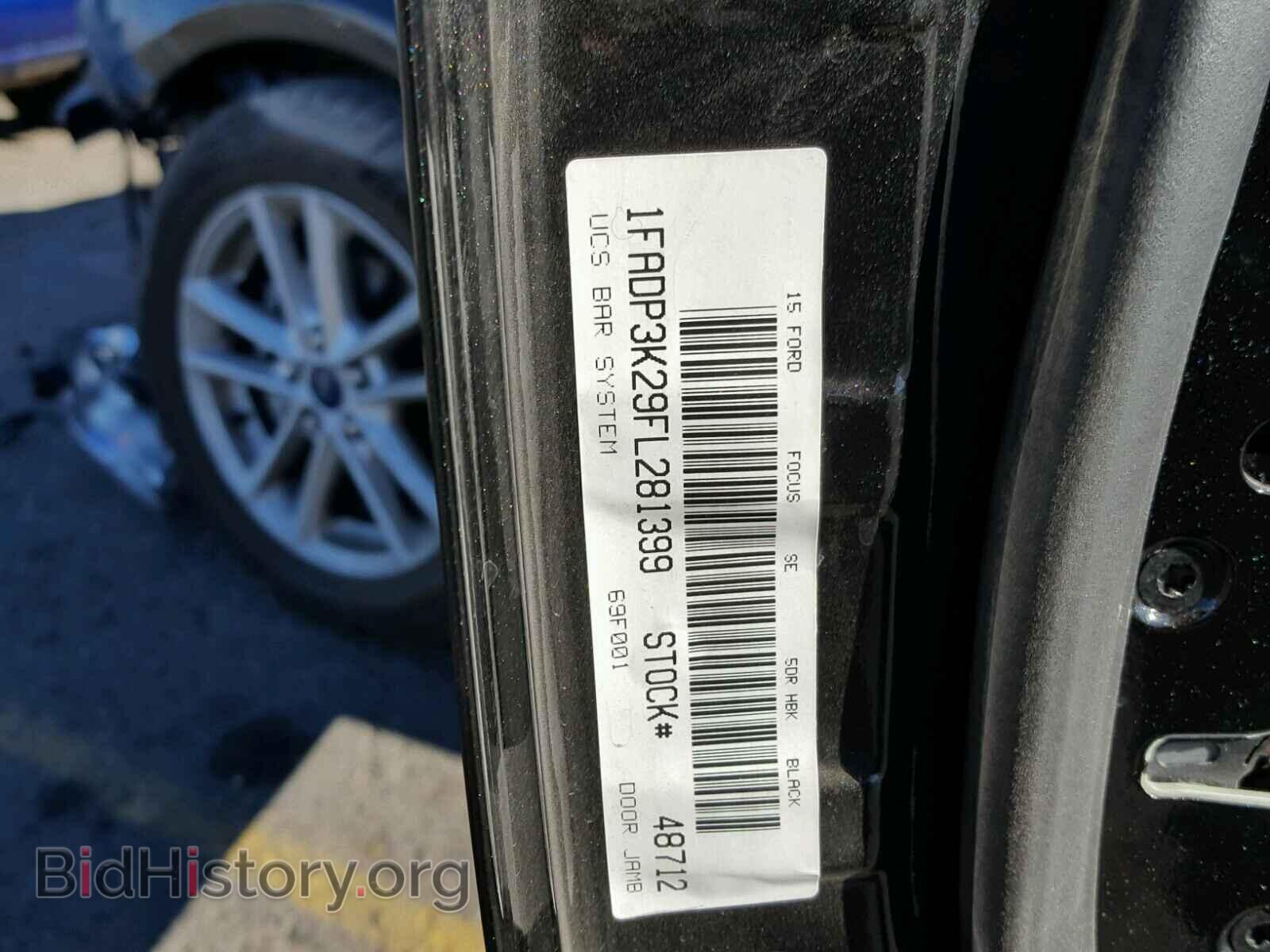 2015 FORD FOCUS - VIN: 1FADP3K29FL281399 - Photo 10