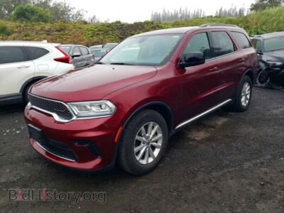 2023 Dodge DURANGO SXT, burgundy — VIN 1C4RDHAG3PC624826, Copart