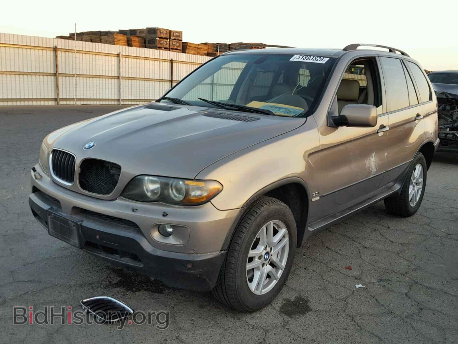 2005 BMW X5 - VIN: 5UXFA13575LY03025 - Фото 2