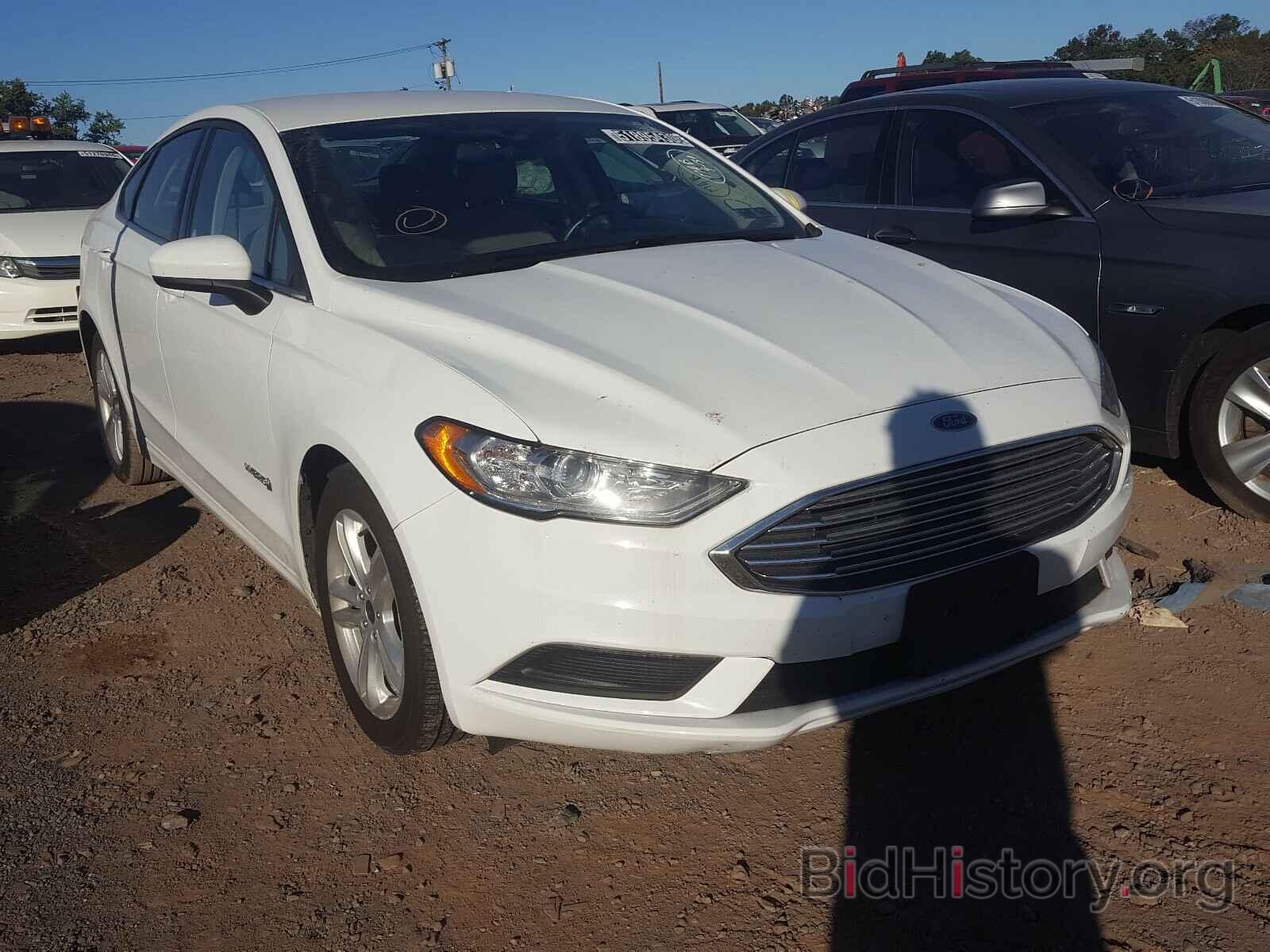 Photo 3FA6P0LU0JR172198 - FORD FUSION 2018