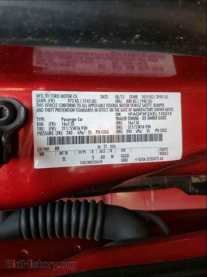 2014 FORD FOCUS - VIN: 1FADP3F2XEL135215 - Photo 10