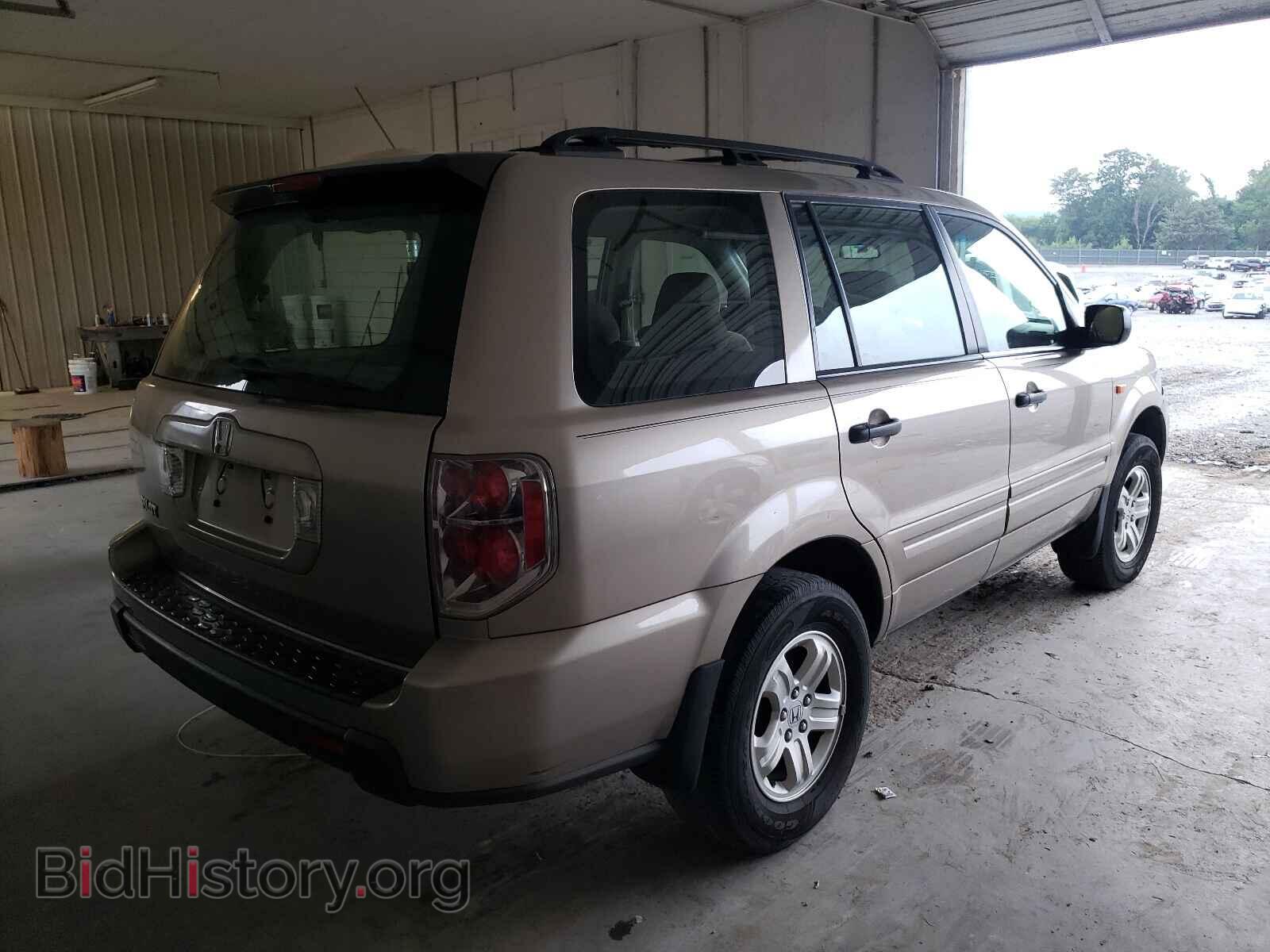 2007 HONDA PILOT - VIN: 5FNYF28107B038138 - Photo 4