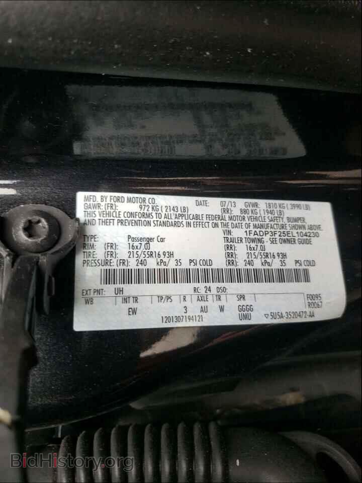 2014 FORD FOCUS - VIN: 1FADP3F25EL104230 - Photo 10