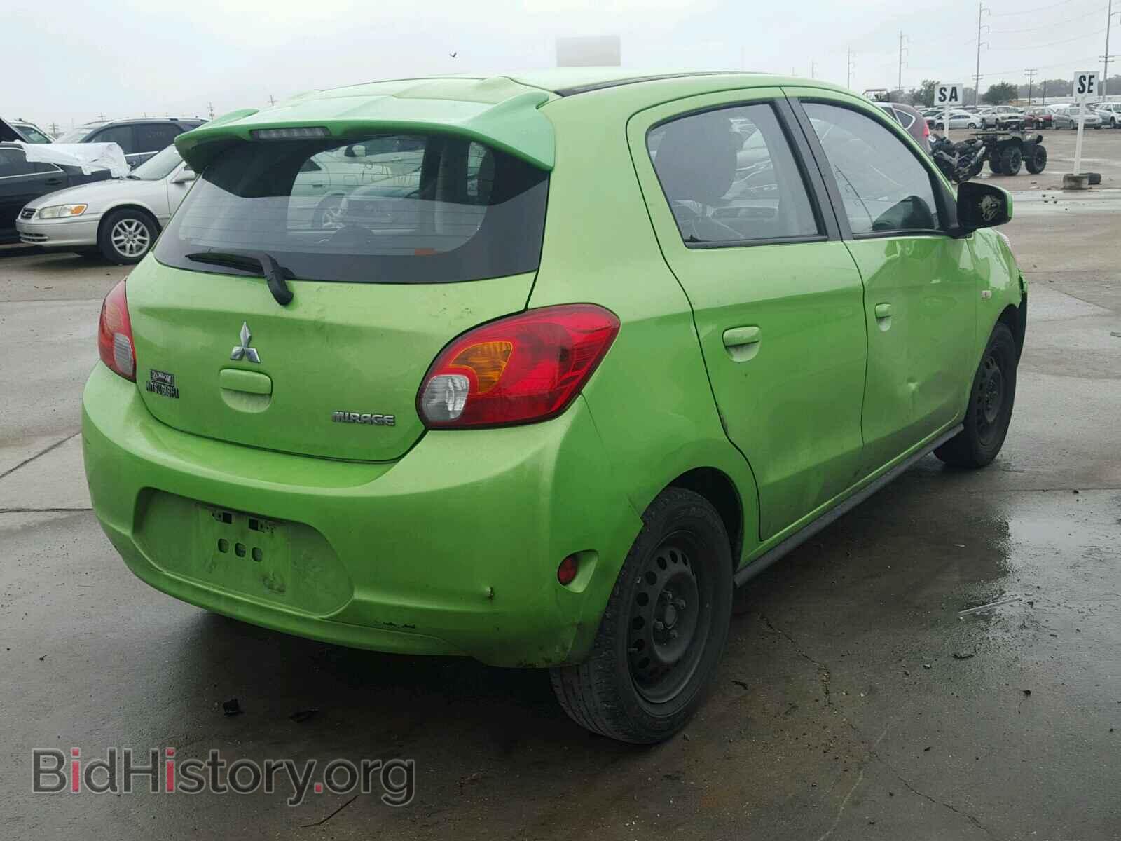 2014 MITSUBISHI MIRAGE - VIN: ML32A3HJ2EH021626 - Фото 4