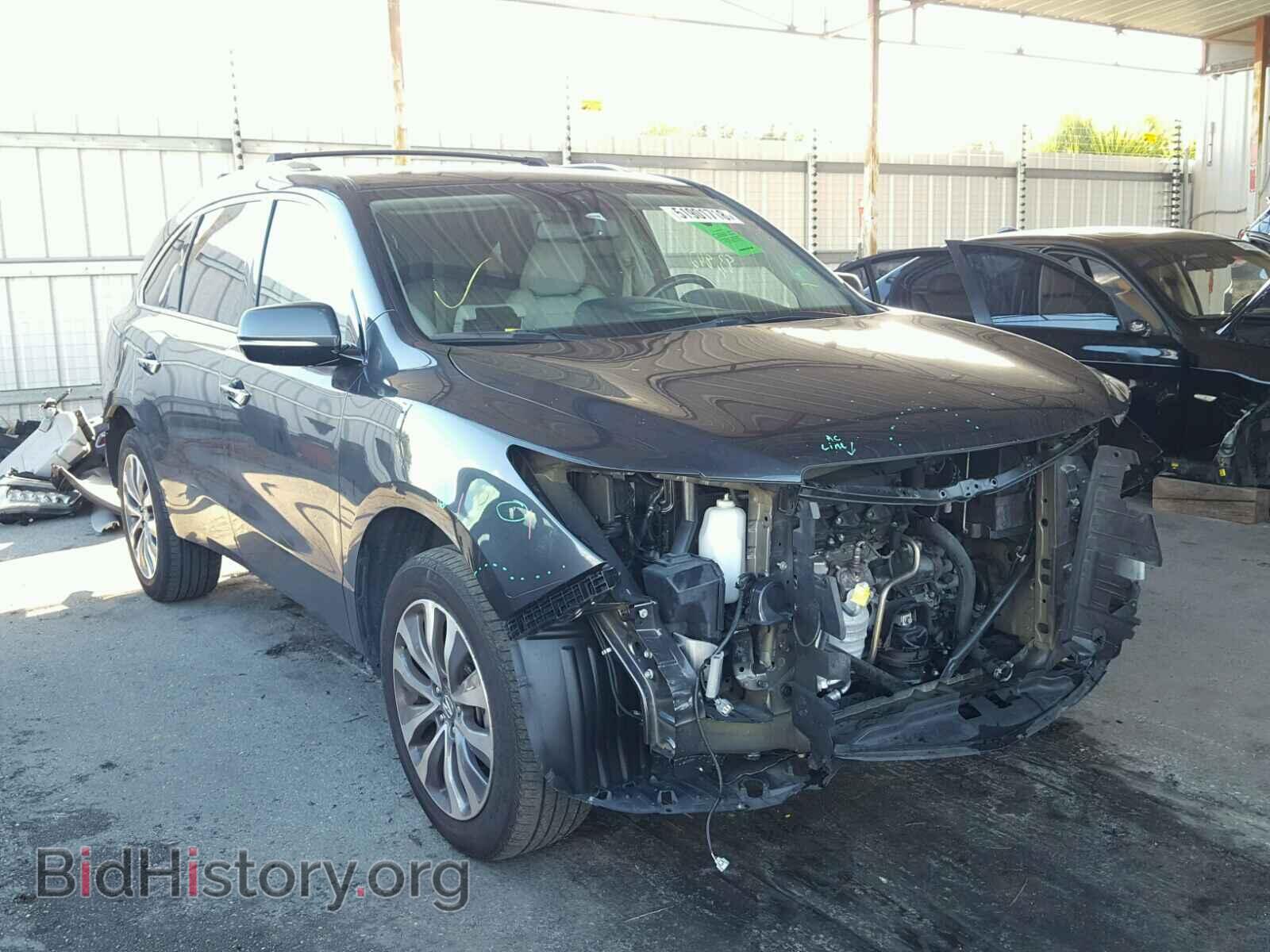 Photo 5FRYD3H40FB003554 - ACURA MDX 2015
