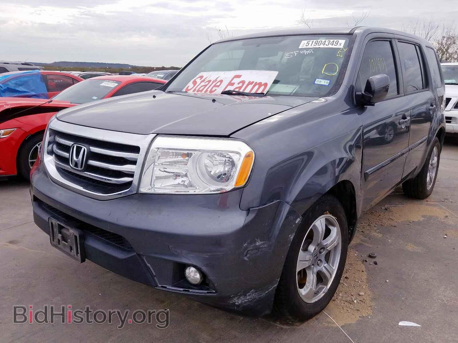 2013 HONDA PILOT EX - VIN: 5FNYF3H46DB020190 - Photo 2