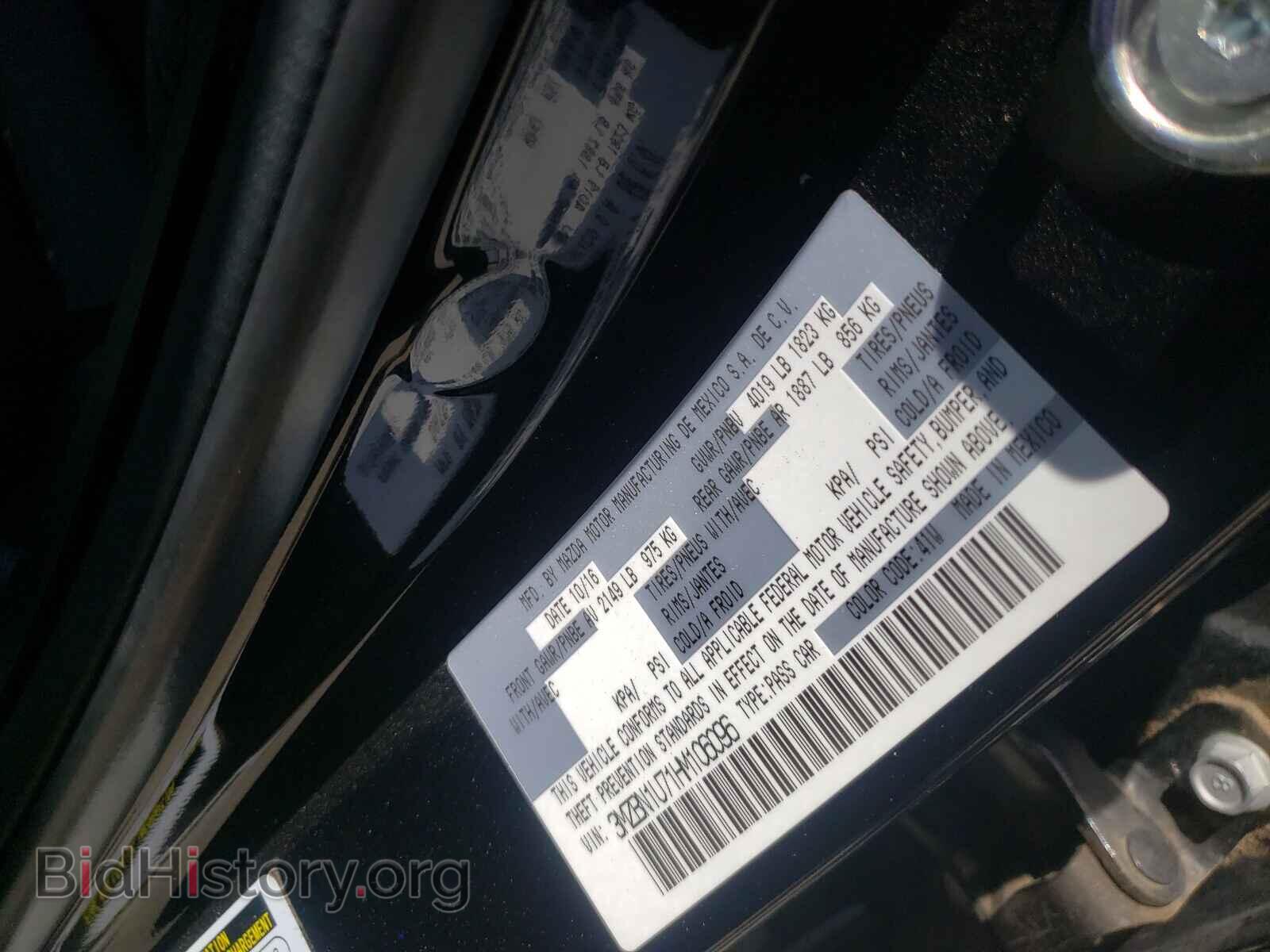 2017 MAZDA 3 - VIN: 3MZBN1U71HM106096 - Photo 10