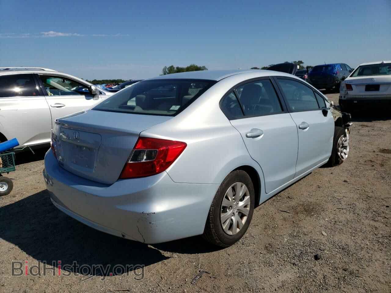 2012 HONDA CIVIC - VIN: 2HGFB2F54CH566764 - Фото 4