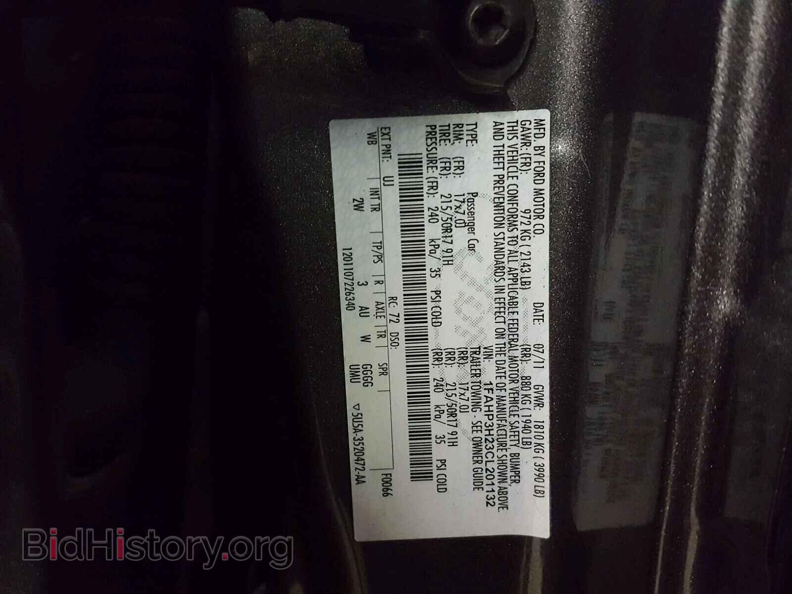 2012 FORD FOCUS - VIN: 1FAHP3H23CL201132 - Photo 10