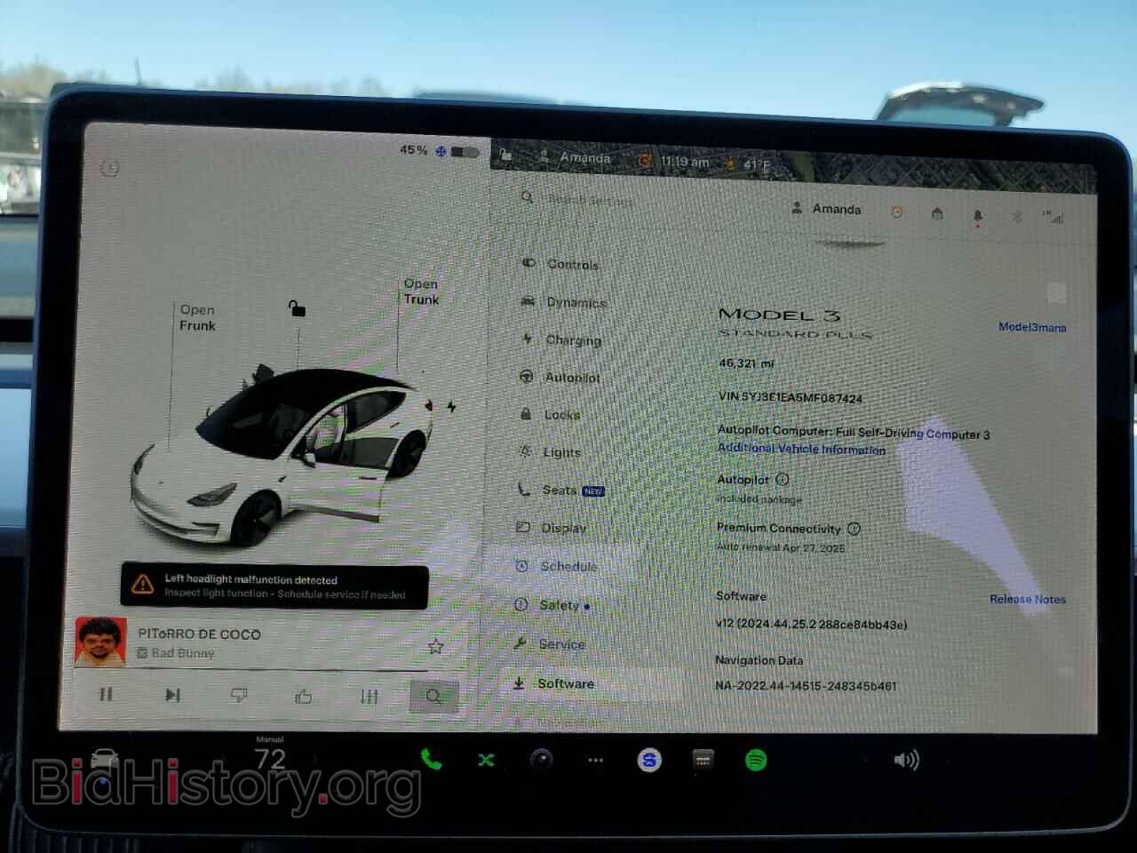 2021 TESLA MODEL 3 - VIN: 5YJ3E1EA5MF087424 - Photo 9