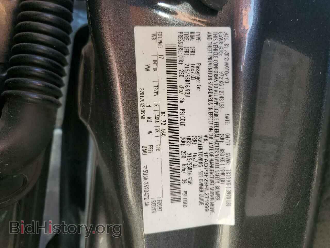 2017 FORD FOCUS - VIN: 1FADP3F29HL271999 - Фото 13