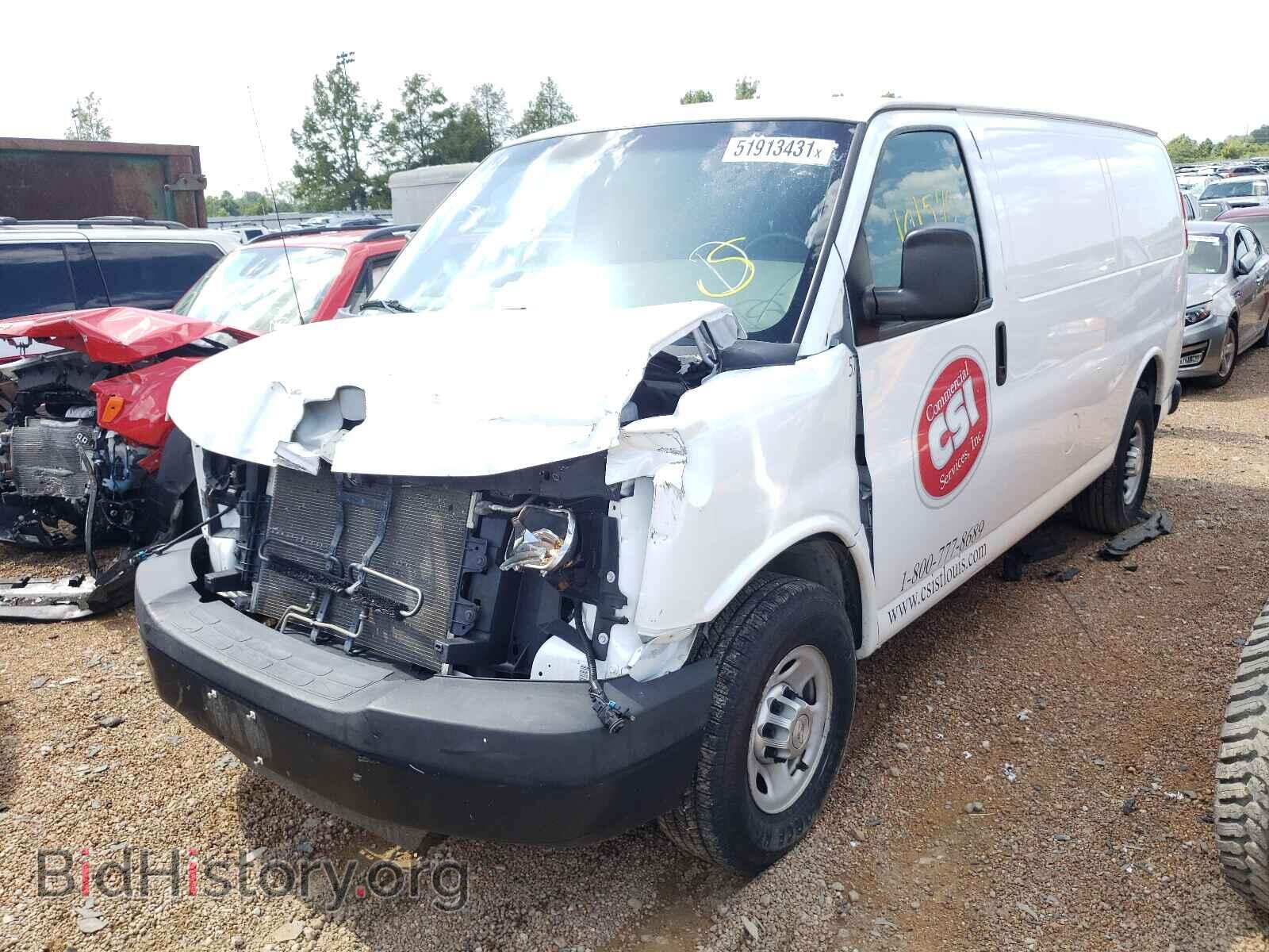 2015 CHEVROLET EXPRESS - VIN: 1GCWGFCF5F1285659 - Фото 2