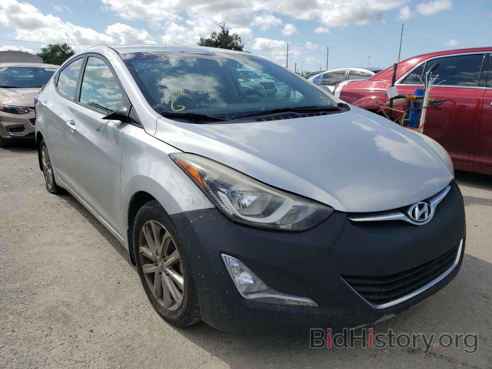 Photo KMHDH4AEXFU379288 - HYUNDAI ELANTRA 2015