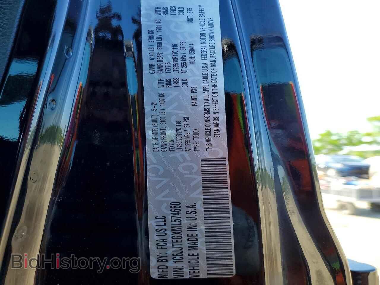 2021 JEEP GLADIATOR - VIN: 1C6JJTEGXML574660 - Photo 12
