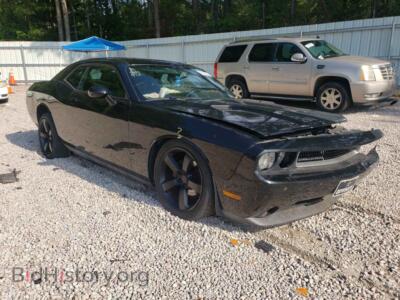 2013 Dodge CHALLENGER, черный — VIN 2C3CDYAG6DH540552, Copart