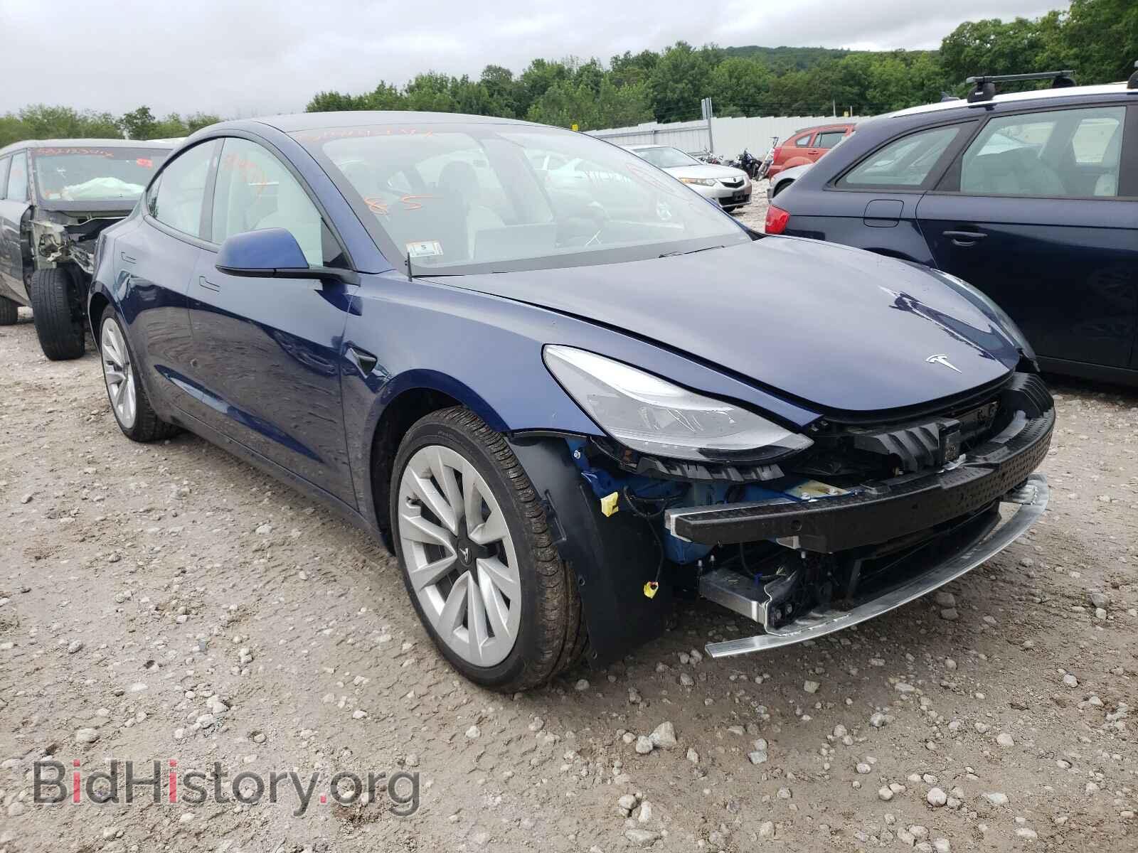 Photo 5YJ3E1EB1MF924971 - TESLA MODEL 3 2021