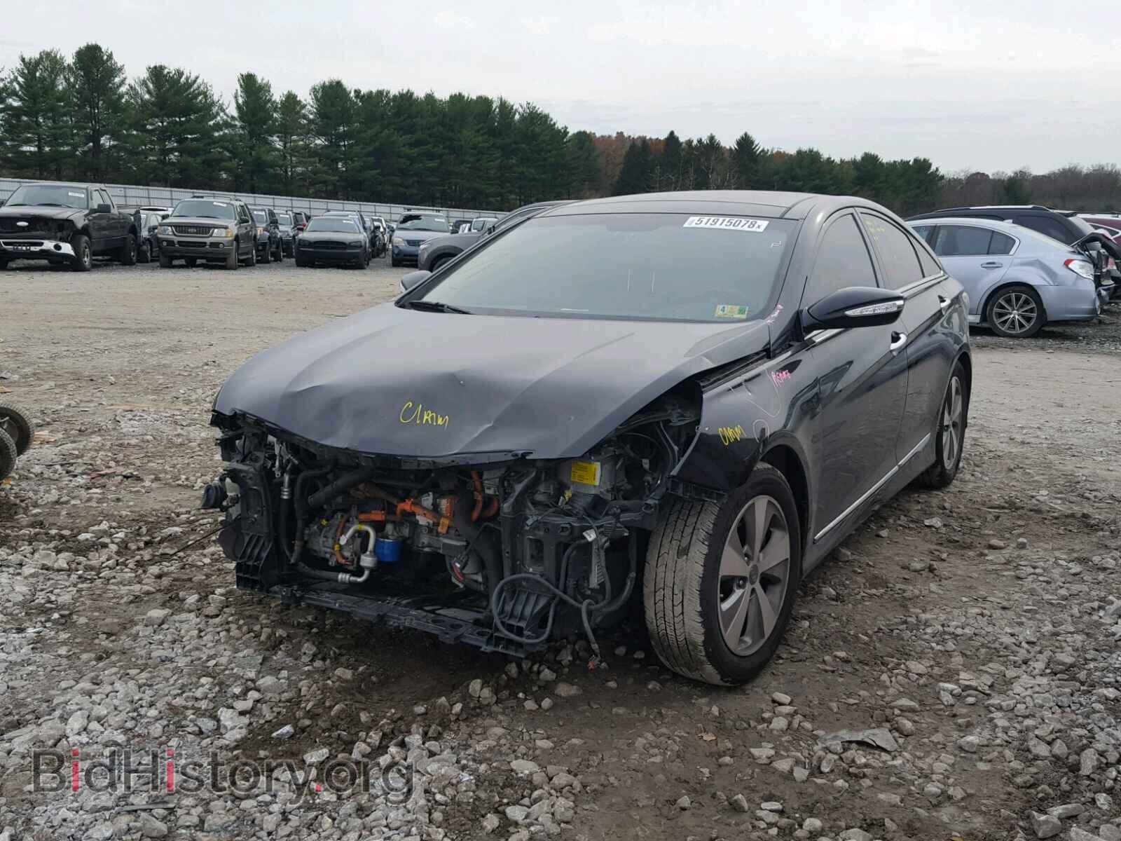 2012 HYUNDAI SONATA - VIN: KMHEC4A44CA060489 - Фото 2