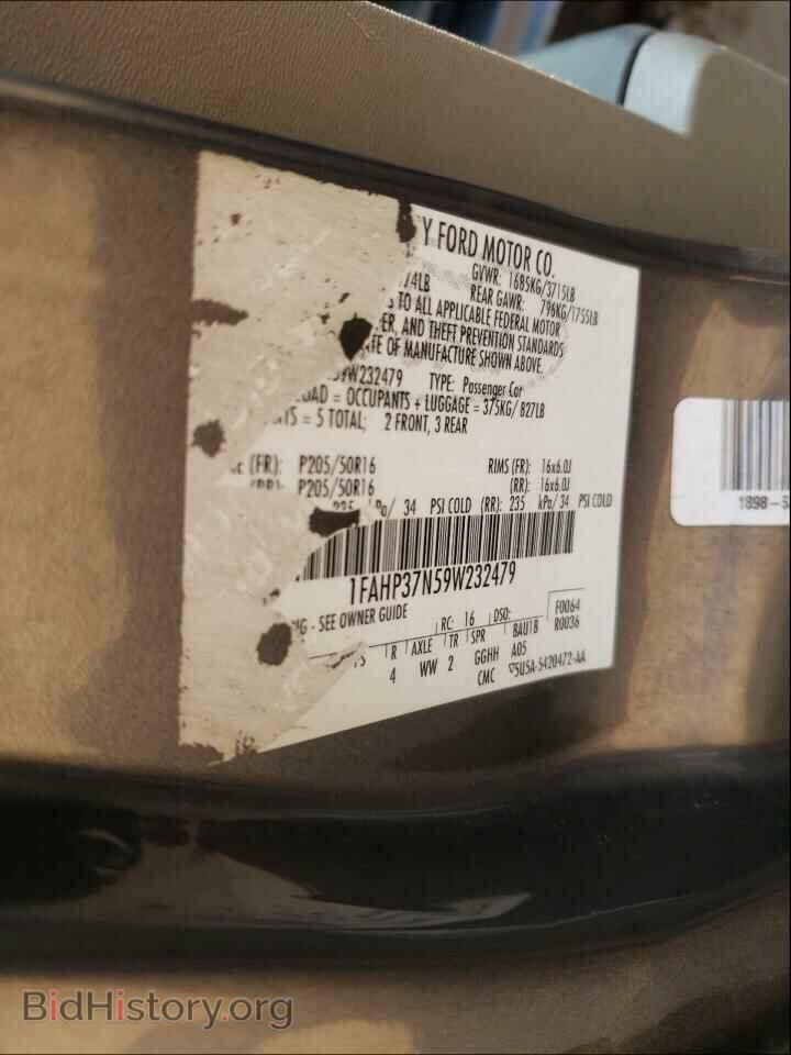 2009 FORD FOCUS - VIN: 1FAHP37N59W232479 - Фото 10