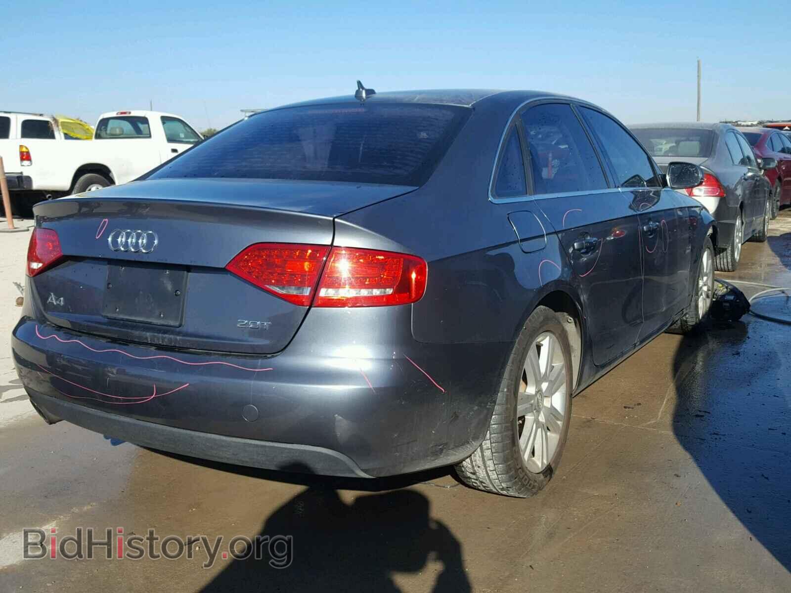2012 AUDI A4 - VIN: WAUAFAFL5CN020470 - Фото 4
