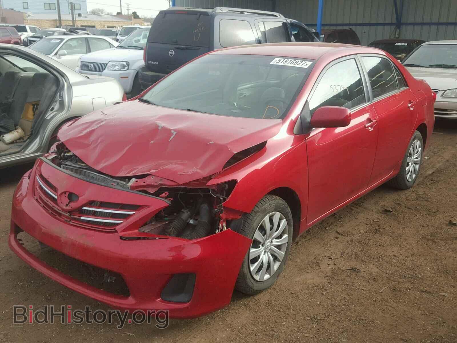 2013 TOYOTA COROLLA BA - VIN: 5YFBU4EE4DP163643 - Фото 2