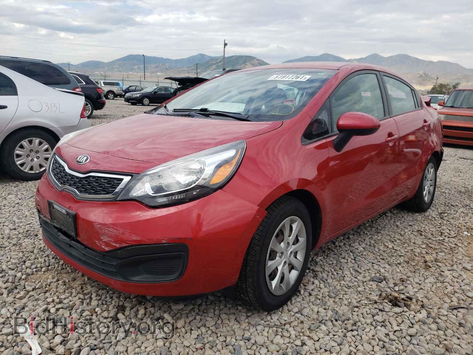 2014 KIA RIO - VIN: KNADN4A31E6377022 - Фото 2
