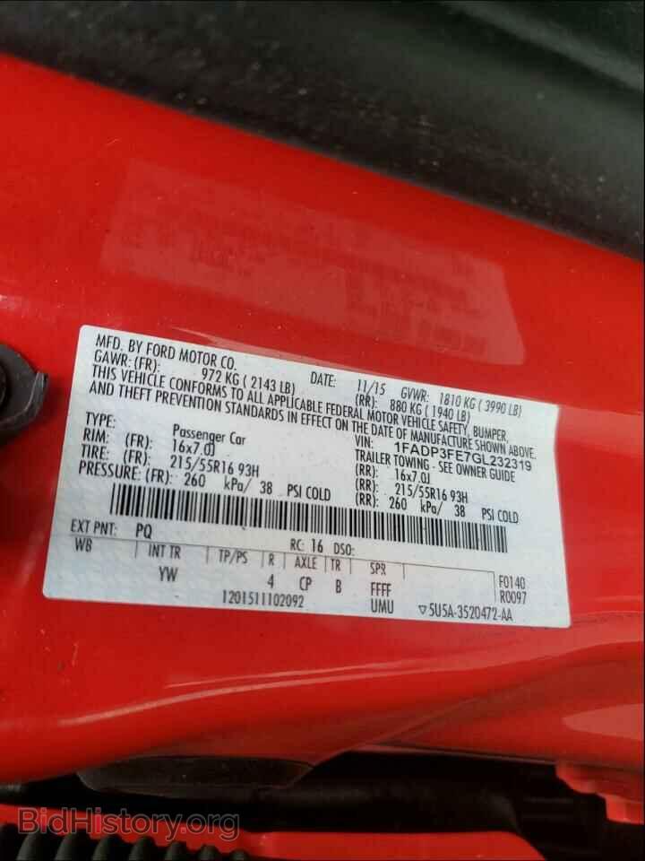 2016 FORD FOCUS - VIN: 1FADP3FE7GL232319 - Photo 10