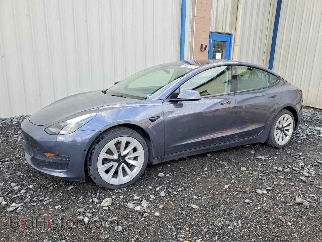 Photo 5YJ3E1EA6NF370318 - TESLA MODEL 3 2022