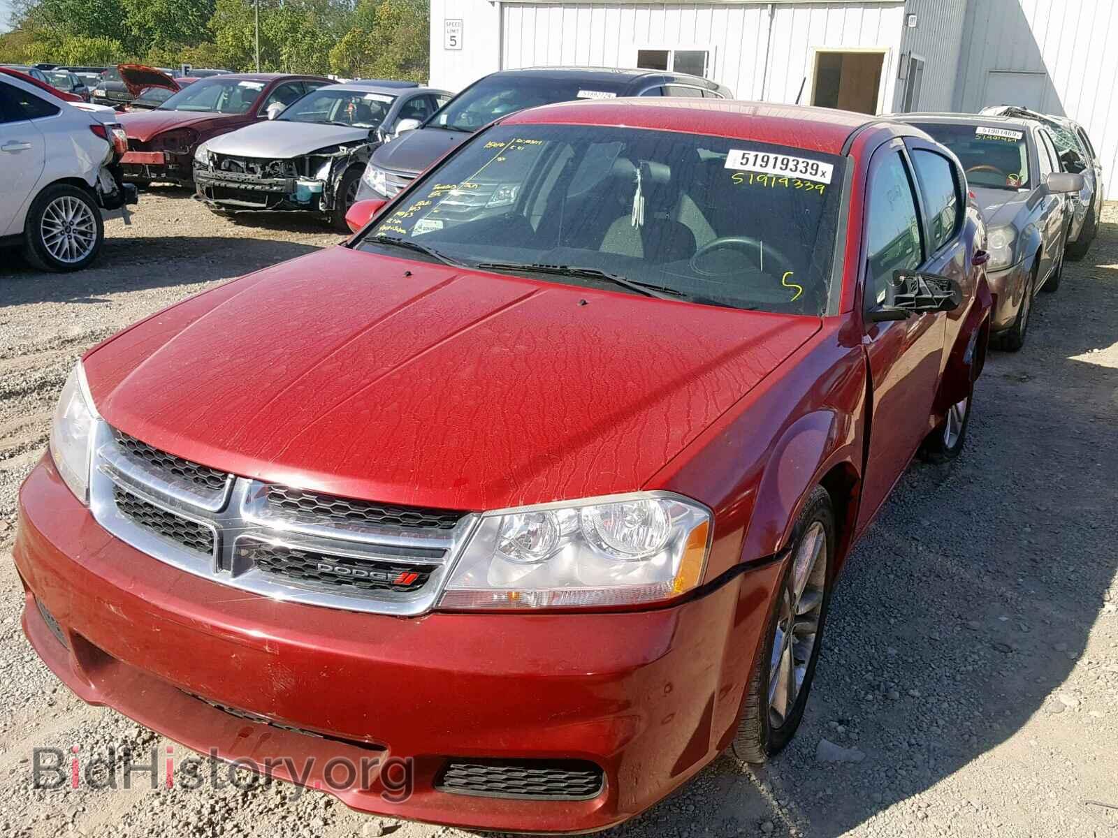 2012 DODGE AVENGER - VIN: 1C3CDZCB6CN280165 - Фото 2