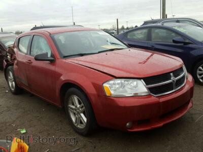 2009 Dodge AVENGER Avenger SX, темно-бордовый — VIN 1B3LC56B99N545657, Copart