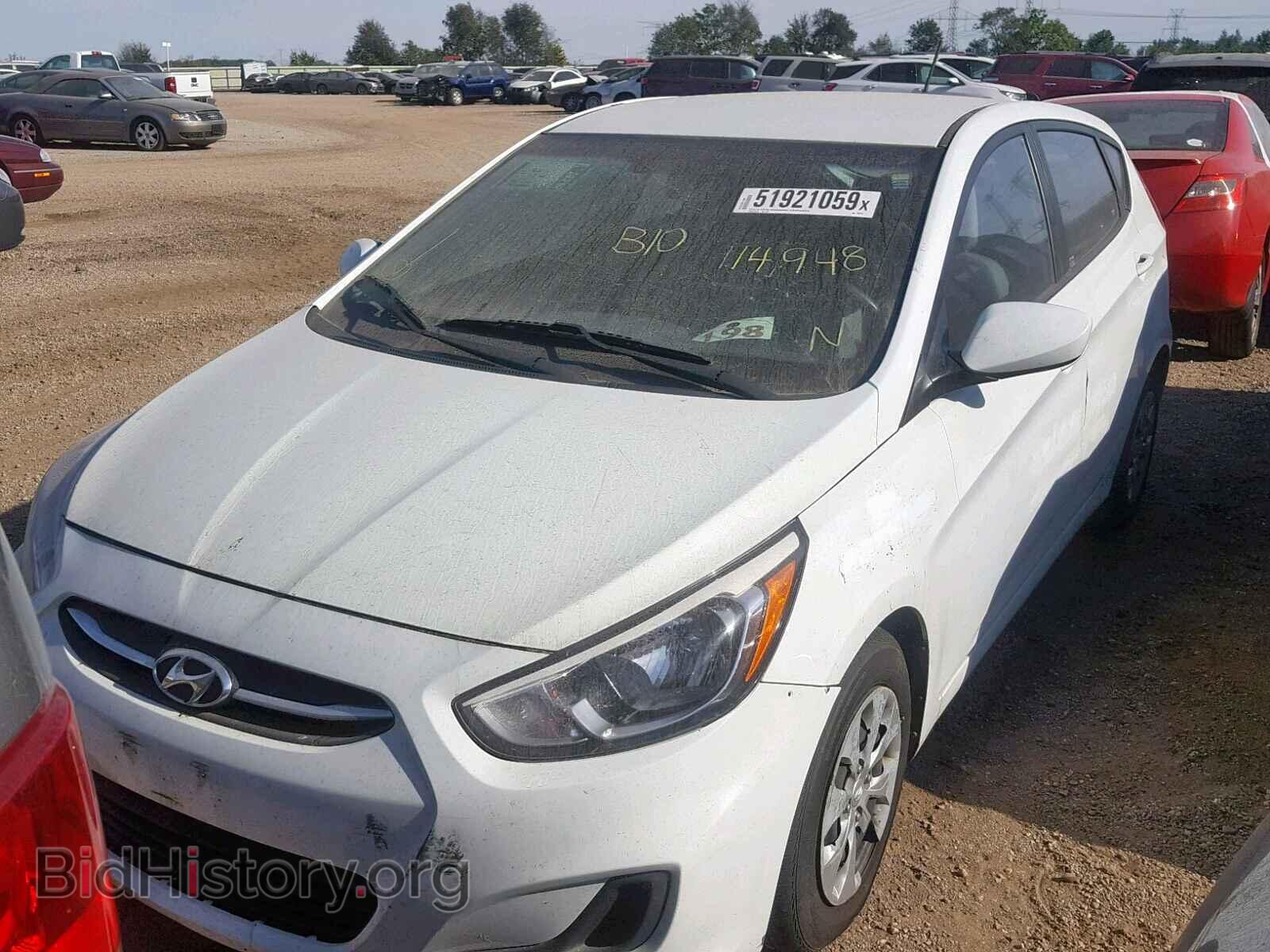 2016 HYUNDAI ACCENT - VIN: KMHCT5AE2GU248745 - Фото 2