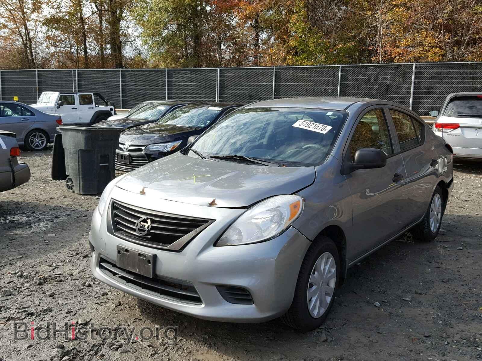 2012 NISSAN VERSA - VIN: 3N1CN7AP3CL891740 - Фото 2