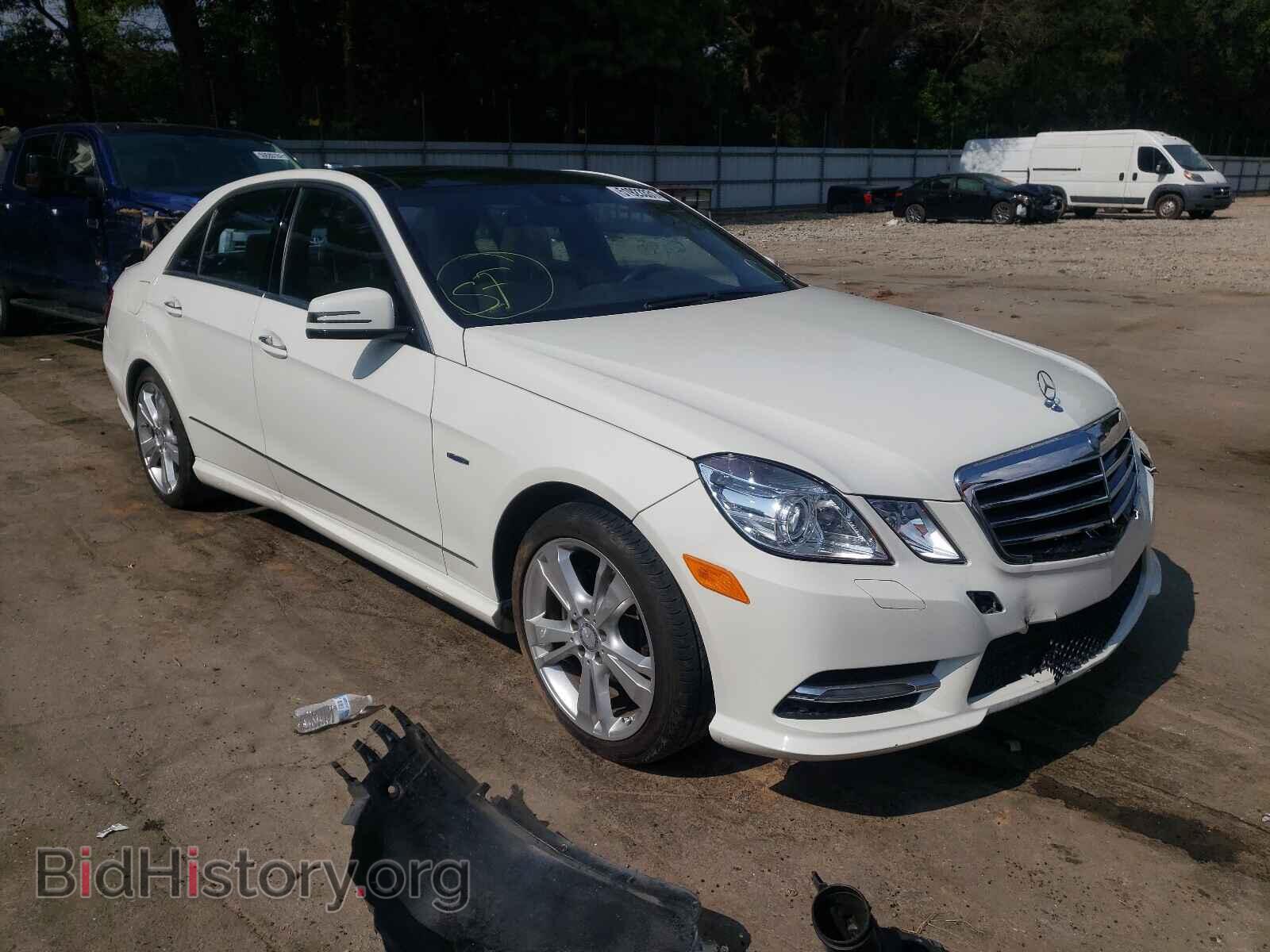Photo WDDHF5KB5CA535259 - MERCEDES-BENZ E-CLASS 2012