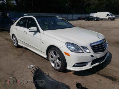2012 Mercedes-Benz E-CLASS E 350, white — VIN WDDHF5KB5CA535259, Copart