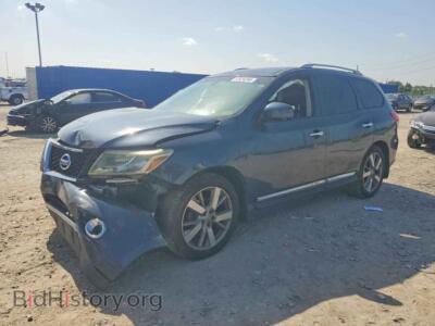 2015 Nissan PATHFINDER S, синий — VIN 5N1AR2MN6FC723947, Copart