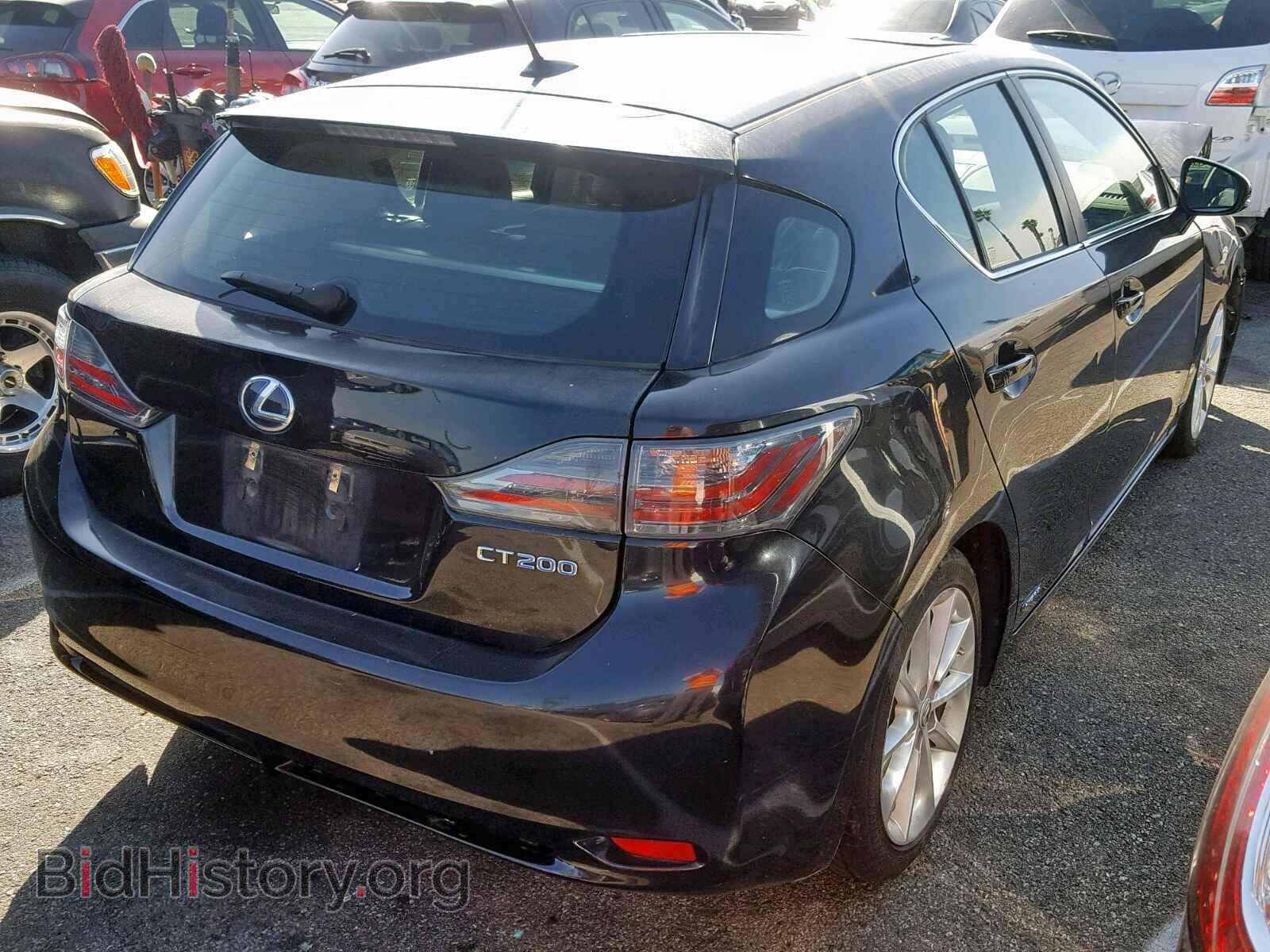 2012 LEXUS CT 200 - VIN: JTHKD5BH2C2111685 - Photo 4