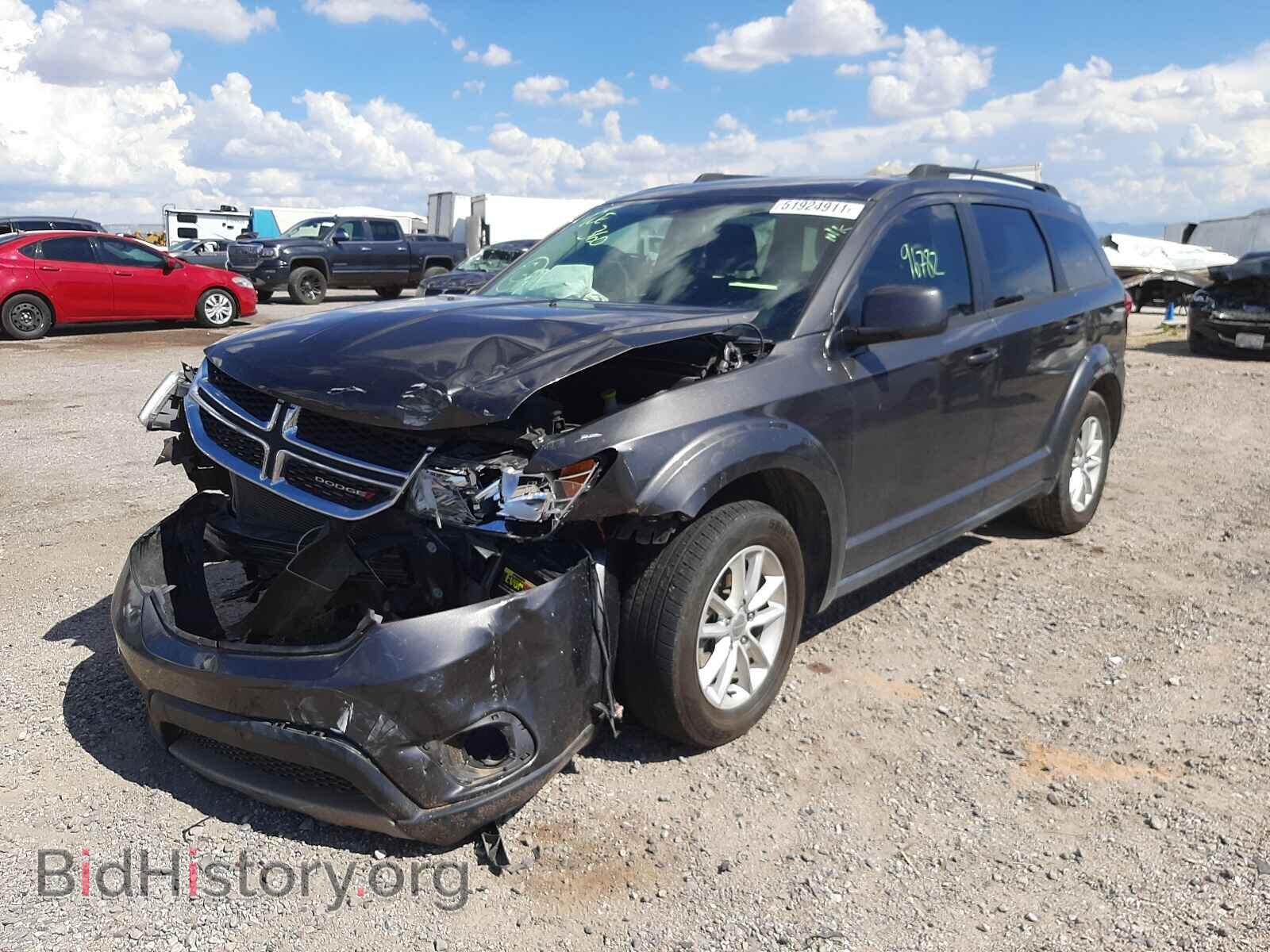 2016 DODGE JOURNEY - VIN: 3C4PDCBBXGT124390 - Фото 2