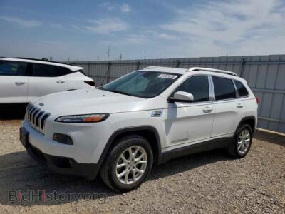 2014 Jeep CHEROKEE Latitude, white — VIN 1C4PJLCB0EW244830, Copart