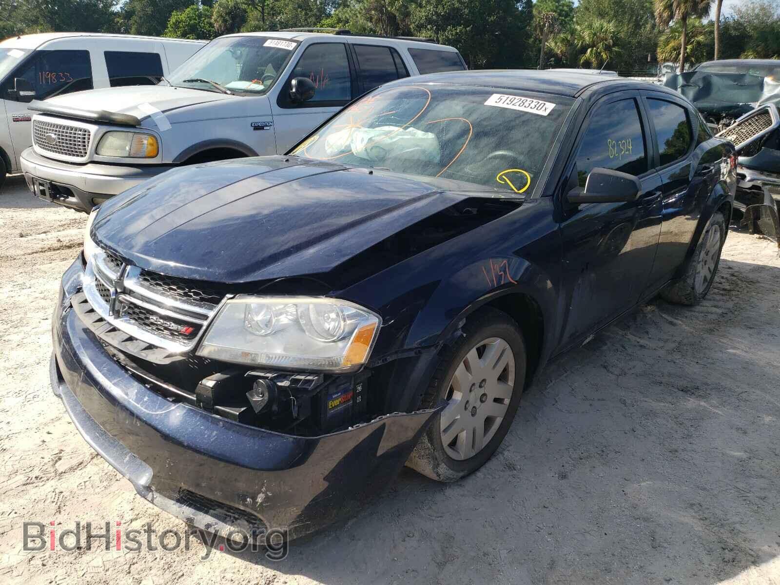 2014 DODGE AVENGER - VIN: 1C3CDZAG0EN234171 - Фото 2