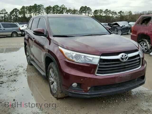 Фотография 5TDZKRFH4FS096322 - TOYOTA HIGHLANDER 2015